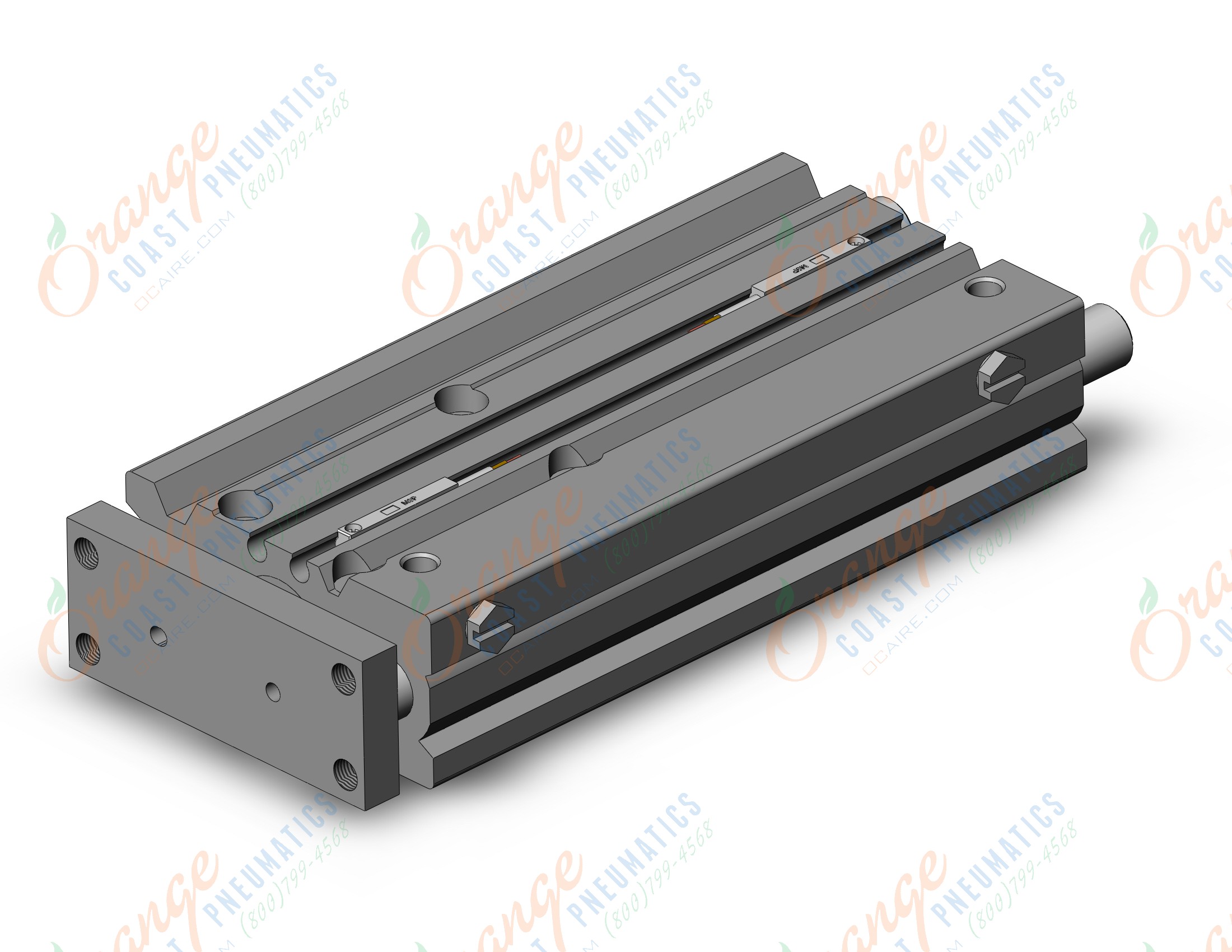 SMC MGPM16-100Z-M9PSAPC cyl, compact guide, slide brg, MGP COMPACT GUIDE CYLINDER