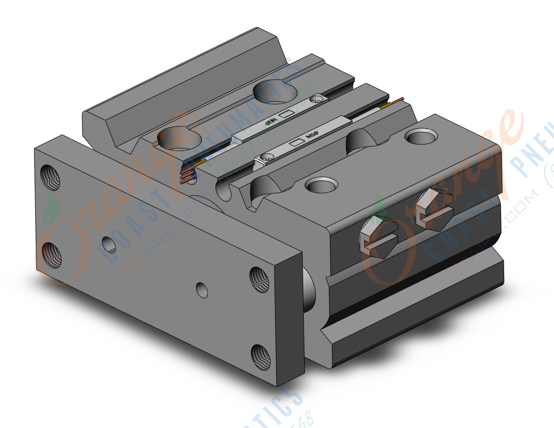 SMC MGPM16-10Z-M9PSAPC cyl, compact guide, slide brg, MGP COMPACT GUIDE CYLINDER