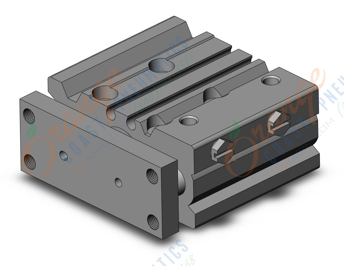 SMC MGPM16-20Z cyl, compact guide, slide brg, MGP COMPACT GUIDE CYLINDER