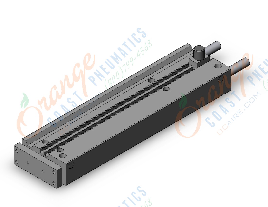 SMC MGPM20-250-HL cyl, end lock guide, slide brg, MGP COMPACT GUIDE CYLINDER