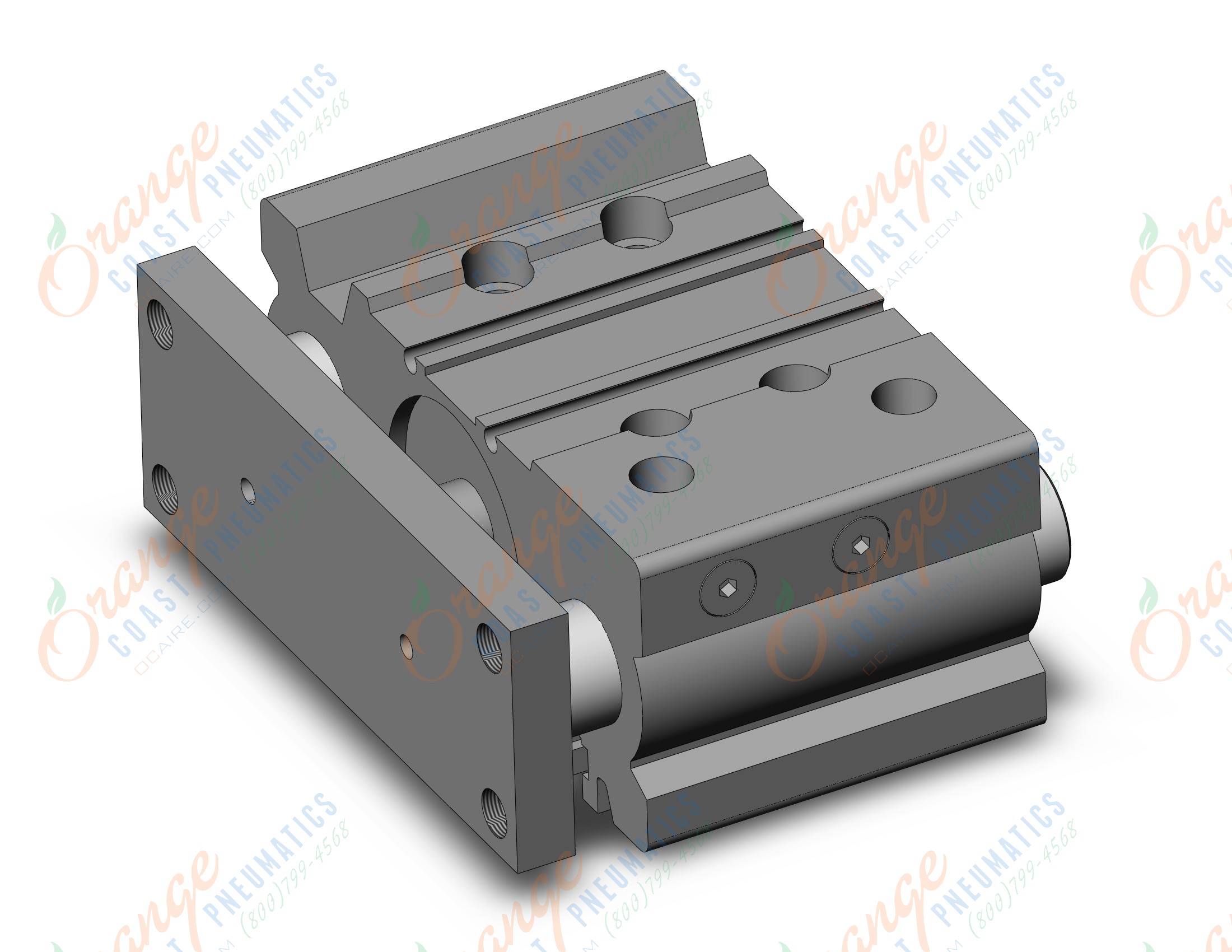 SMC MGPM40-20Z cyl, compact guide, slide brg, MGP COMPACT GUIDE CYLINDER