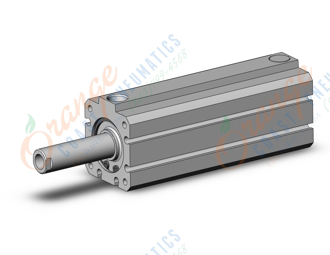 SMC NCDQ8A106-150T cyl, compact, spr ext, NCQ8 COMPACT CYLINDER