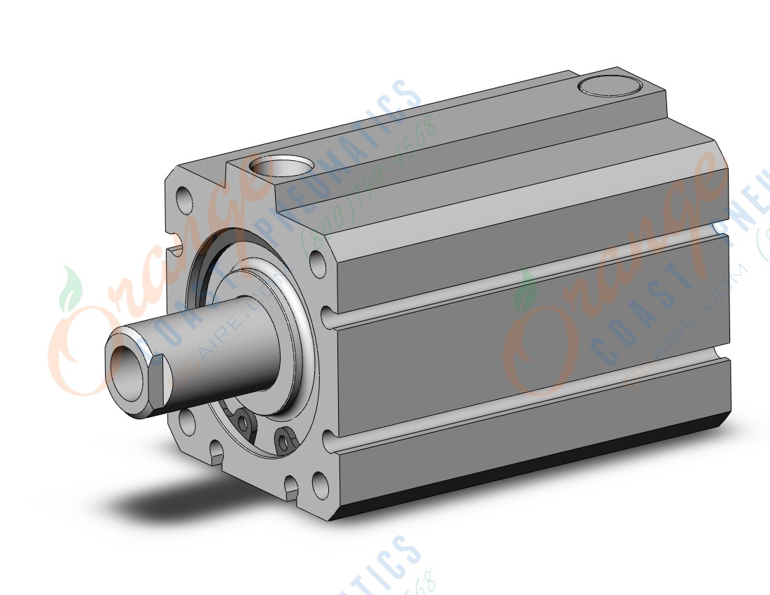 SMC NCDQ8A150-087T cyl, compact, spr ext, NCQ8 COMPACT CYLINDER