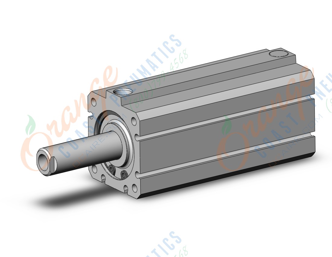 SMC NCDQ8A150-175T cyl, compact, spr ext, NCQ8 COMPACT CYLINDER