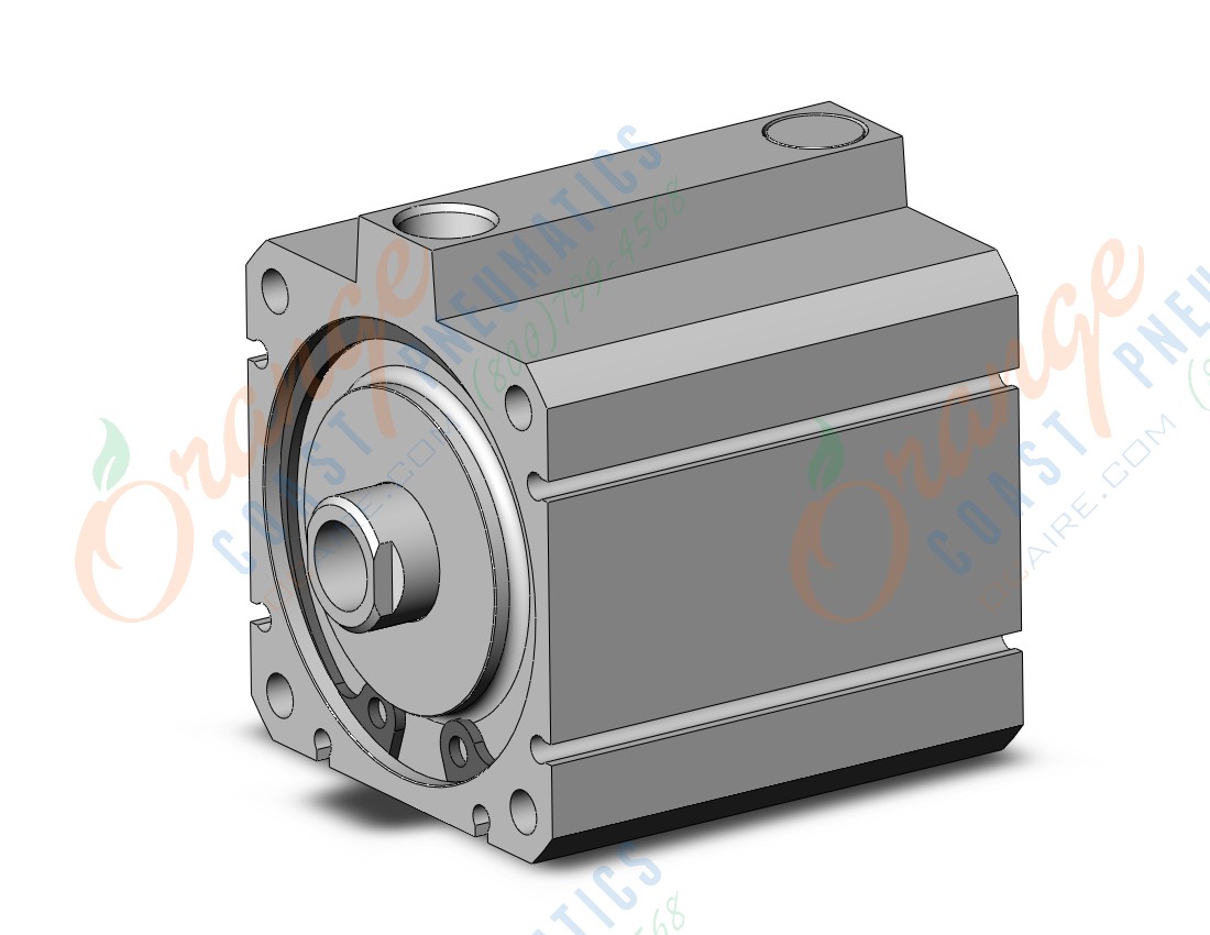 SMC NCDQ8A250-025T cyl, compact, spr ext, NCQ8 COMPACT CYLINDER