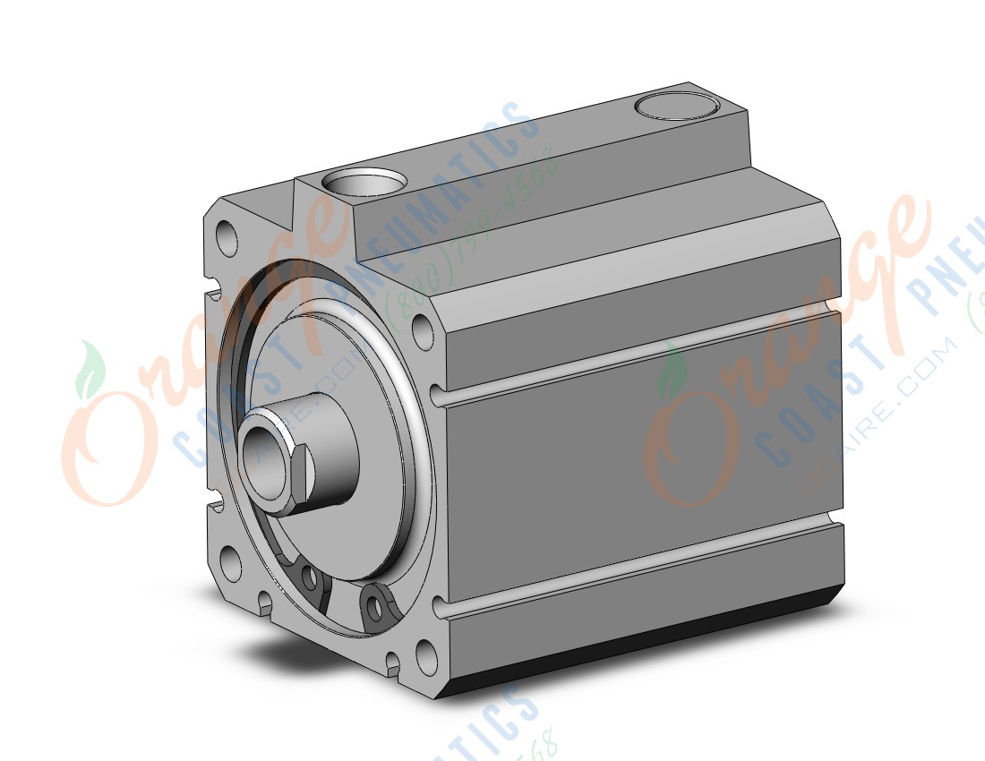 SMC NCDQ8A250-037T cyl, compact, spr ext, NCQ8 COMPACT CYLINDER