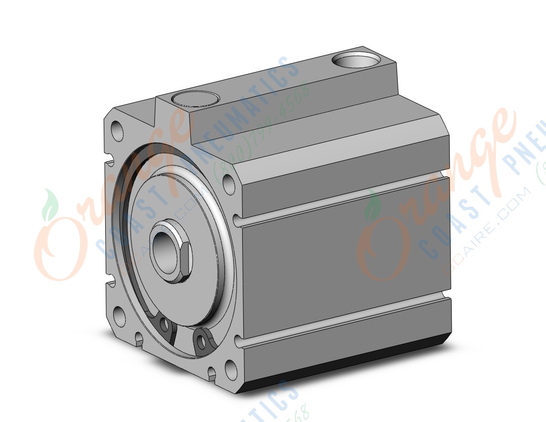 SMC NCDQ8A250-087S cyl, compact, spr rtn, NCQ8 COMPACT CYLINDER