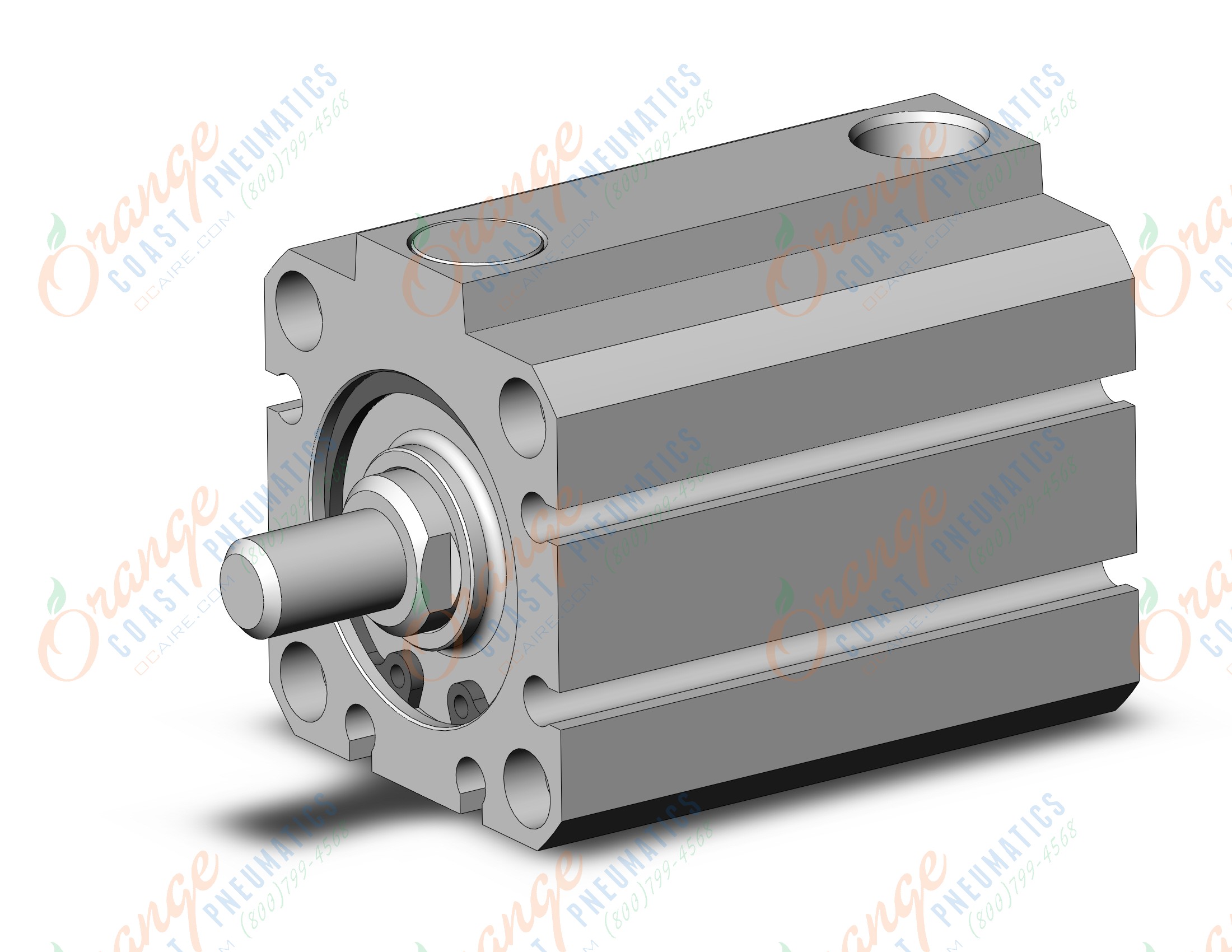 SMC NCDQ8B106-037SM cyl, compact, spr rtn, NCQ8 COMPACT CYLINDER