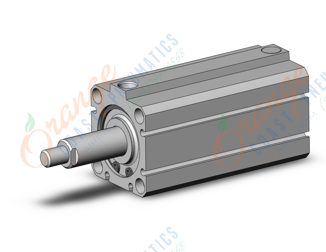 SMC NCDQ8B150-125TM cyl, compact, spr ext, NCQ8 COMPACT CYLINDER