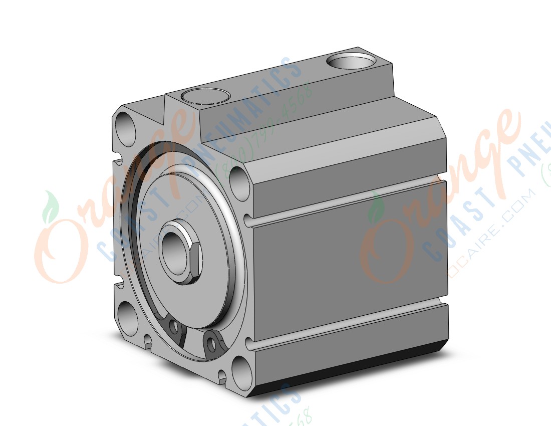 SMC NCDQ8B250-062S cyl, compact, spr rtn, NCQ8 COMPACT CYLINDER