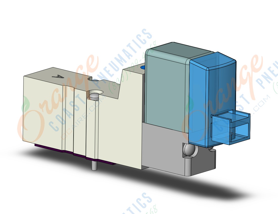 SMC SYJ3133-5LOZ-Q valve, sgl sol, base mt (dc), SYJ3000 SOL VALVE 4/5 PORT***