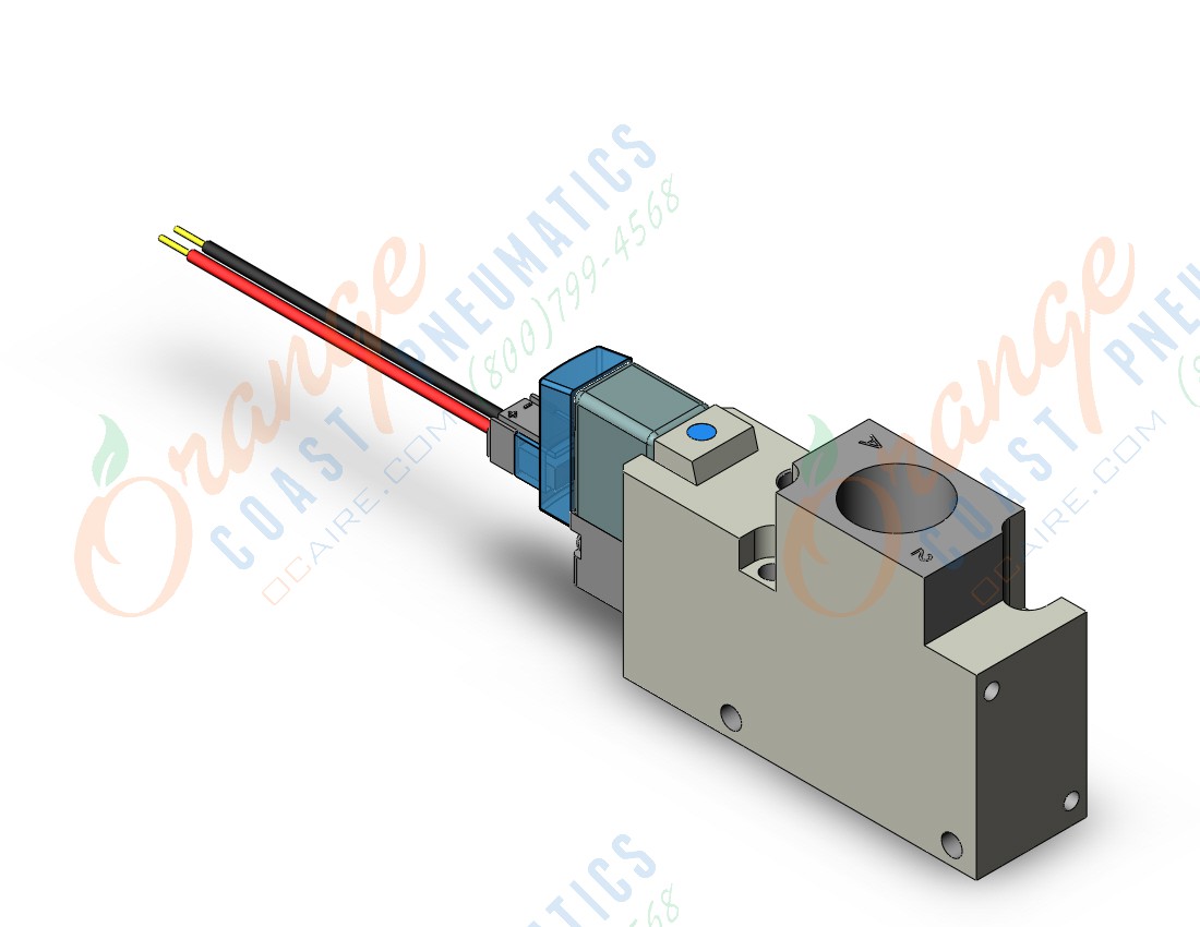 SMC VQZ322R-5L1-02 valve, body ported (dc), VQZ300 VALVE, SOL 3-PORT***