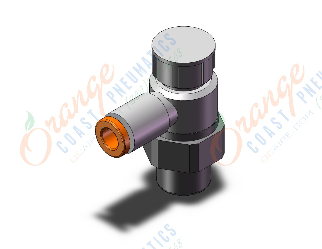 SMC AS2201F-N01-03SA flow control w/fitting, FLOW CONTROL W/FITTING***