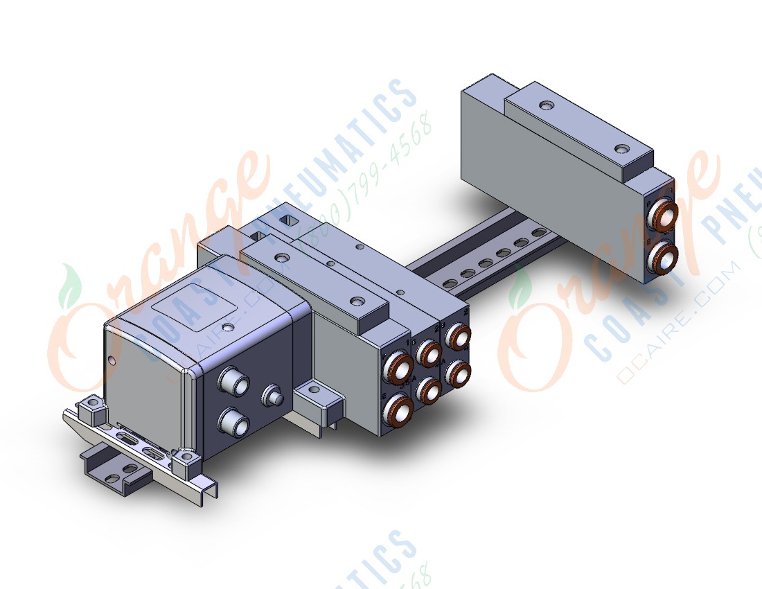 SMC SS5V3-W10S1ZEND-08B-N9-D mfld, ether net si unit, SS5V3 MANIFOLD SV3000