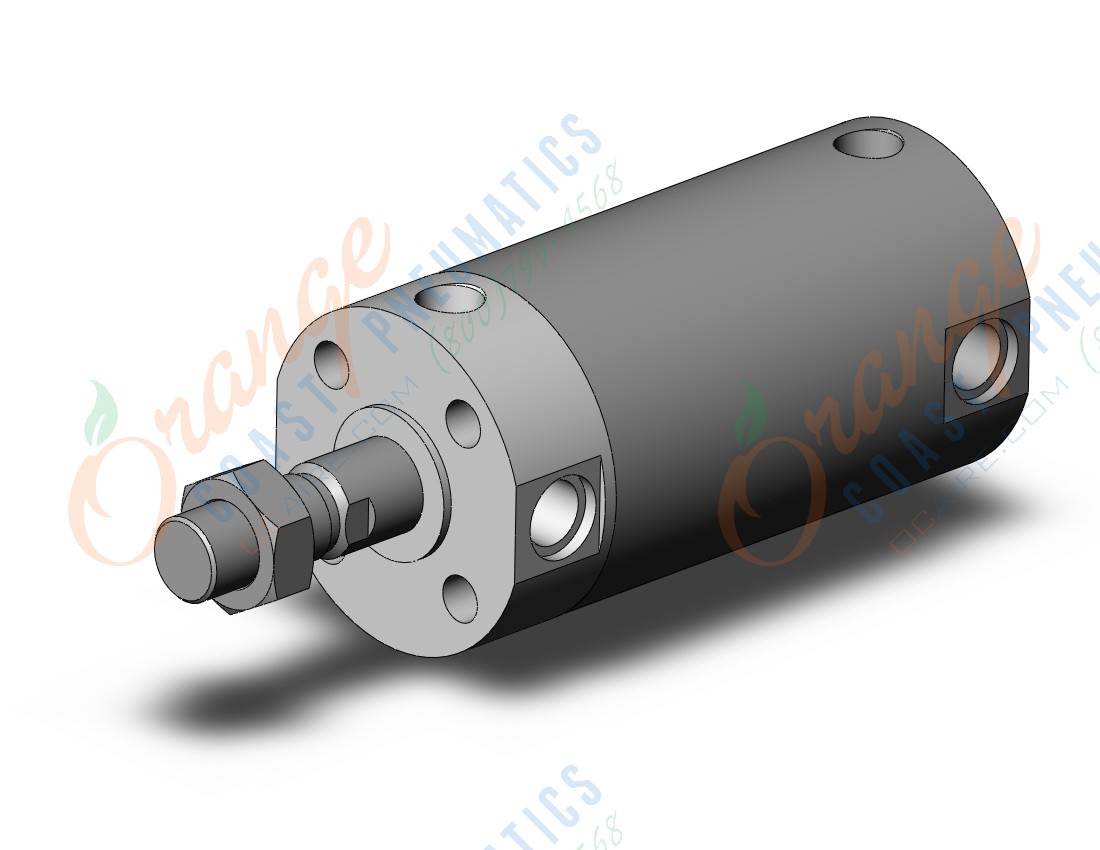 SMC CDG1BN63-50Z cyl air 63mm, dbl act, auto-s, CG/CG3 ROUND BODY CYLINDER