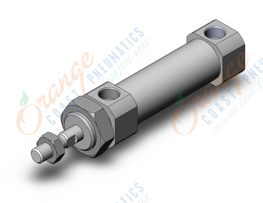 SMC CDM2BZ20-25Z cyl, round body, dbl acting, CM2/CM3 ROUND BODY CYLINDER***