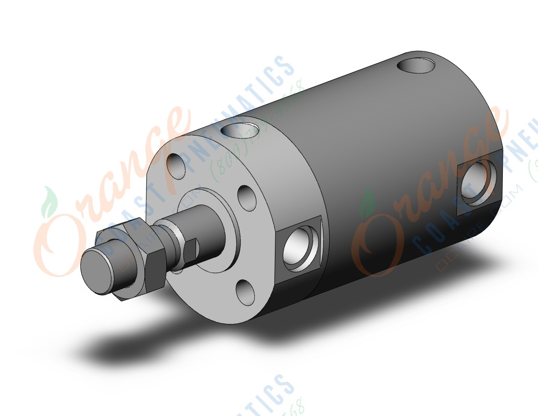 SMC CG1BN63-25Z cyl, air, dbl acting, CG/CG3 ROUND BODY CYLINDER