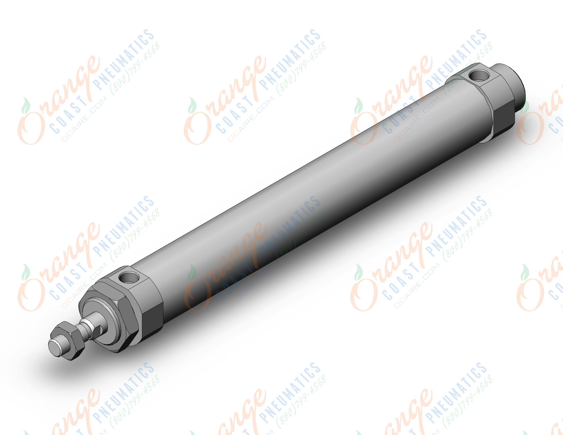 SMC CM2B32-200Z cyl, round body, dbl acting, CM2/CM3 ROUND BODY CYLINDER***