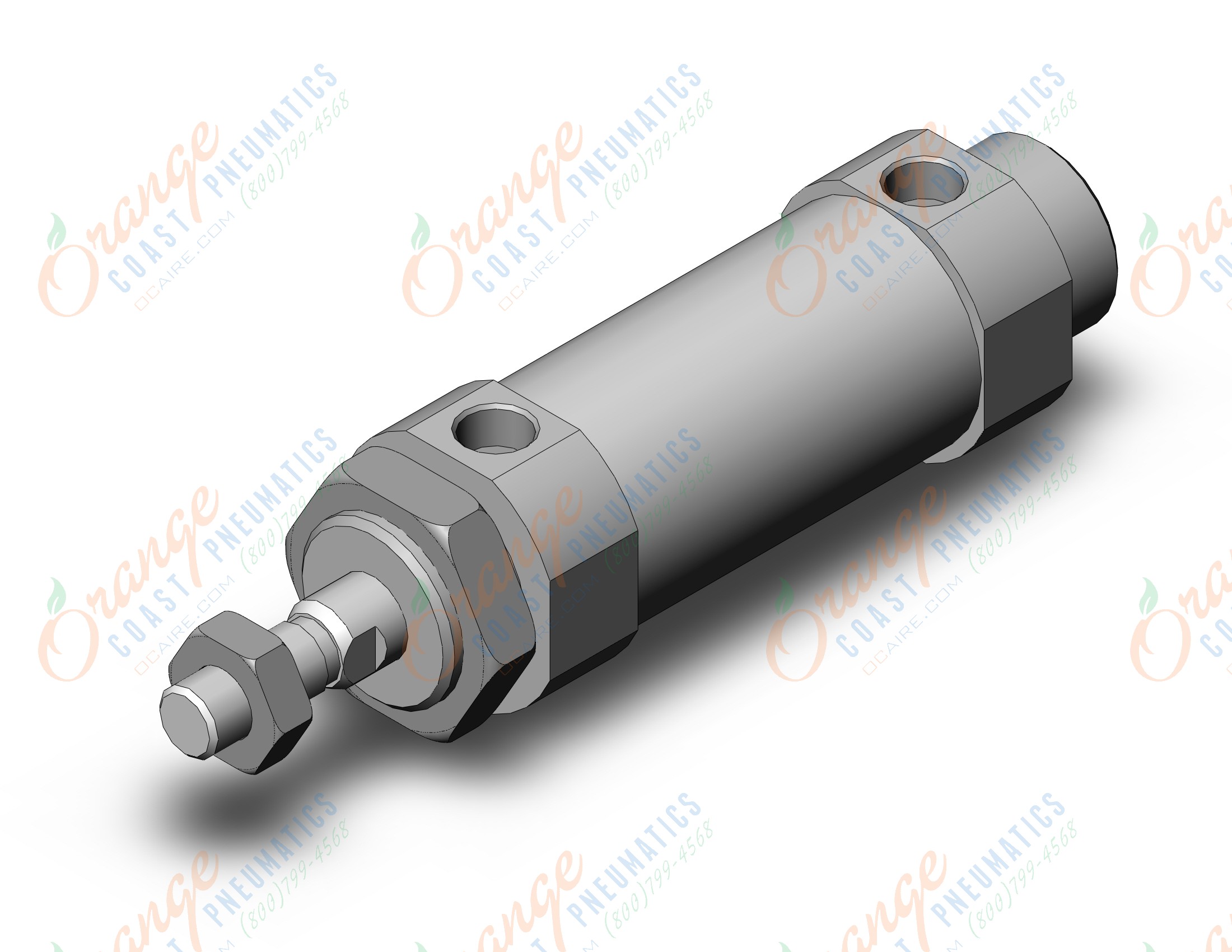 SMC CM2B32-25Z cyl, round body, dbl acting, CM2/CM3 ROUND BODY CYLINDER***