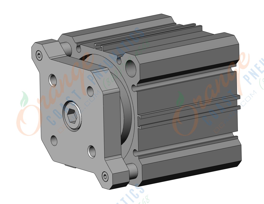 SMC CQMA63-35 cyl, compact, CQM COMPACT GUIDE ROD CYLINDER