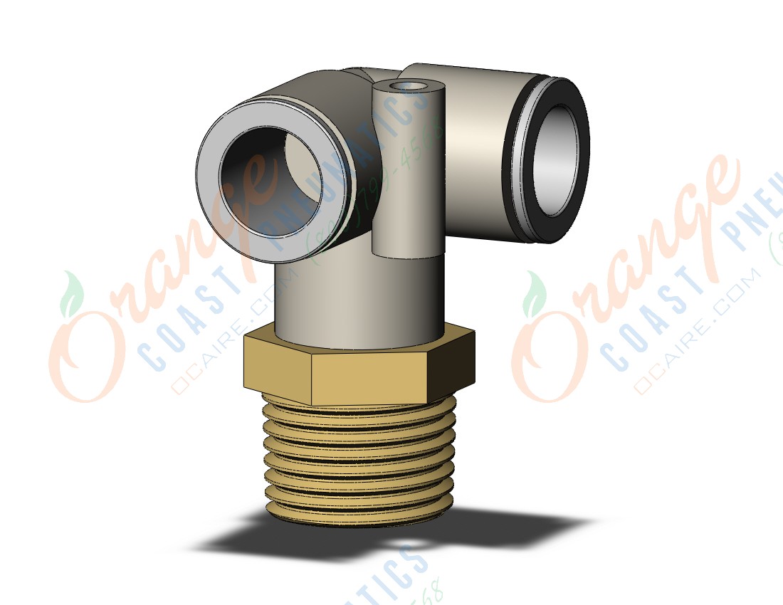 SMC KQ2D12-04AS fitting, delta union, KQ2 FITTING (sold in packages of 10; price is per piece)