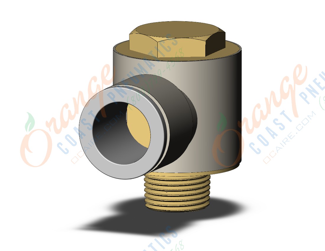 SMC KQ2V16-03AS fitting, uni male elbow, KQ2 FITTING (sold in packages of 10; price is per piece)