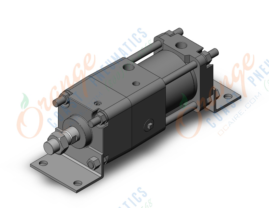 SMC CNA2L80-25N-D cyl, tie rod, locking, CNA/CNA2 POWER LOCK CYLINDER