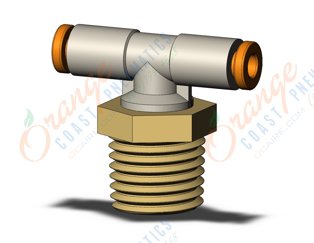 SMC KQ2T01-35AS fitting, branch tee, KQ2 FITTING (sold in packages of 10; price is per piece)