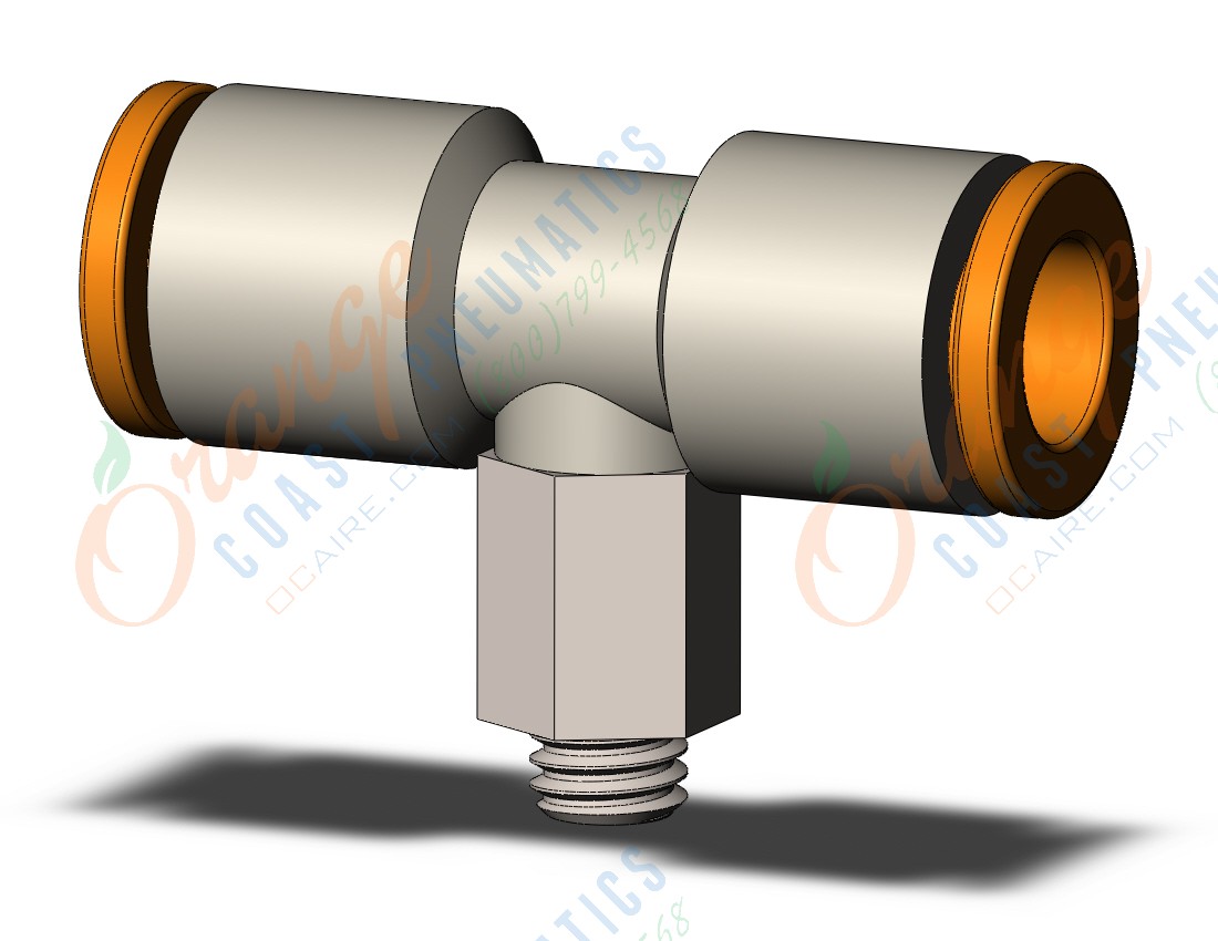 SMC KQ2T07-32N fitting, branch tee, KQ2 FITTING (sold in packages of 10; price is per piece)