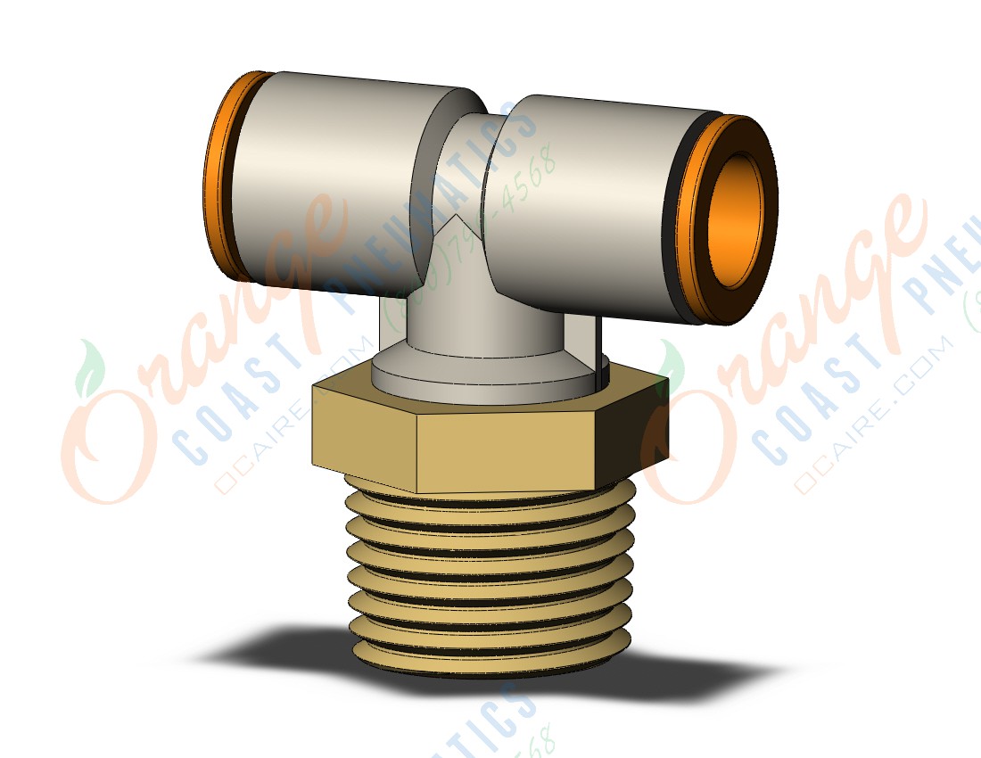 SMC KQ2T11-37AS fitting, branch tee, KQ2 FITTING (sold in packages of 10; price is per piece)