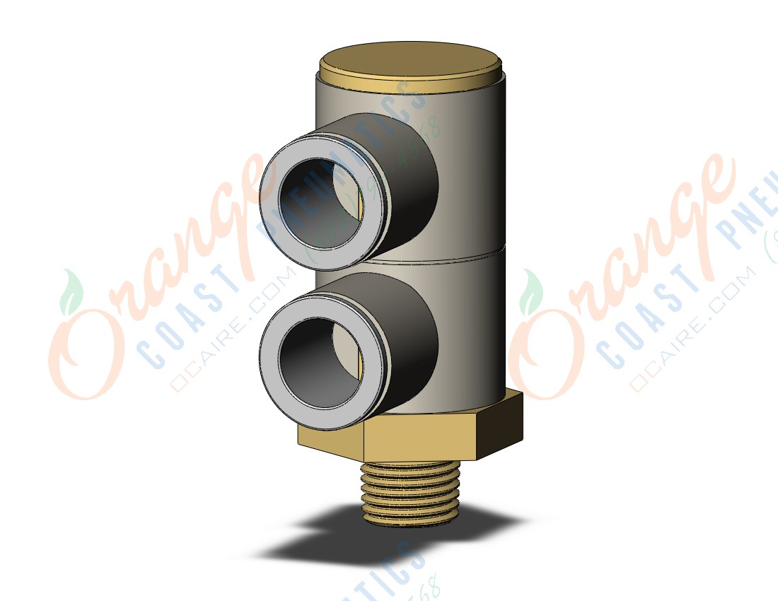 SMC KQ2VD12-02AS fitting, dble uni male elbow, KQ2 FITTING (sold in packages of 10; price is per piece)
