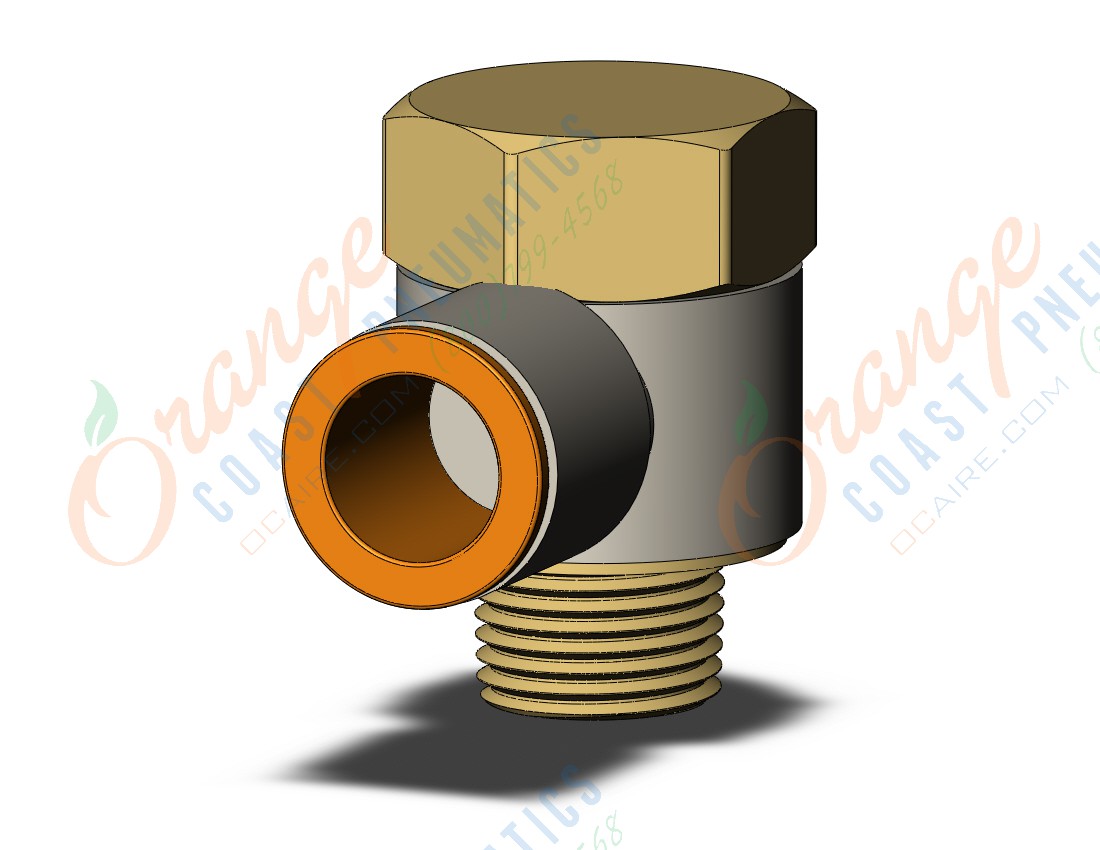 SMC KQ2VF13-36AS fitting, uni female elbow, KQ2 FITTING (sold in packages of 10; price is per piece)