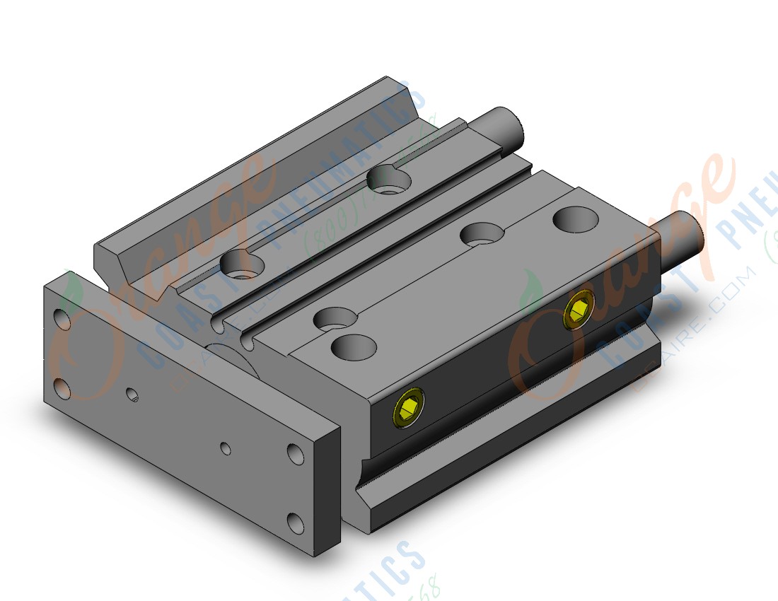 SMC MGPA20-50Z cyl, guide h/precision b/bush, MGP COMPACT GUIDE CYLINDER