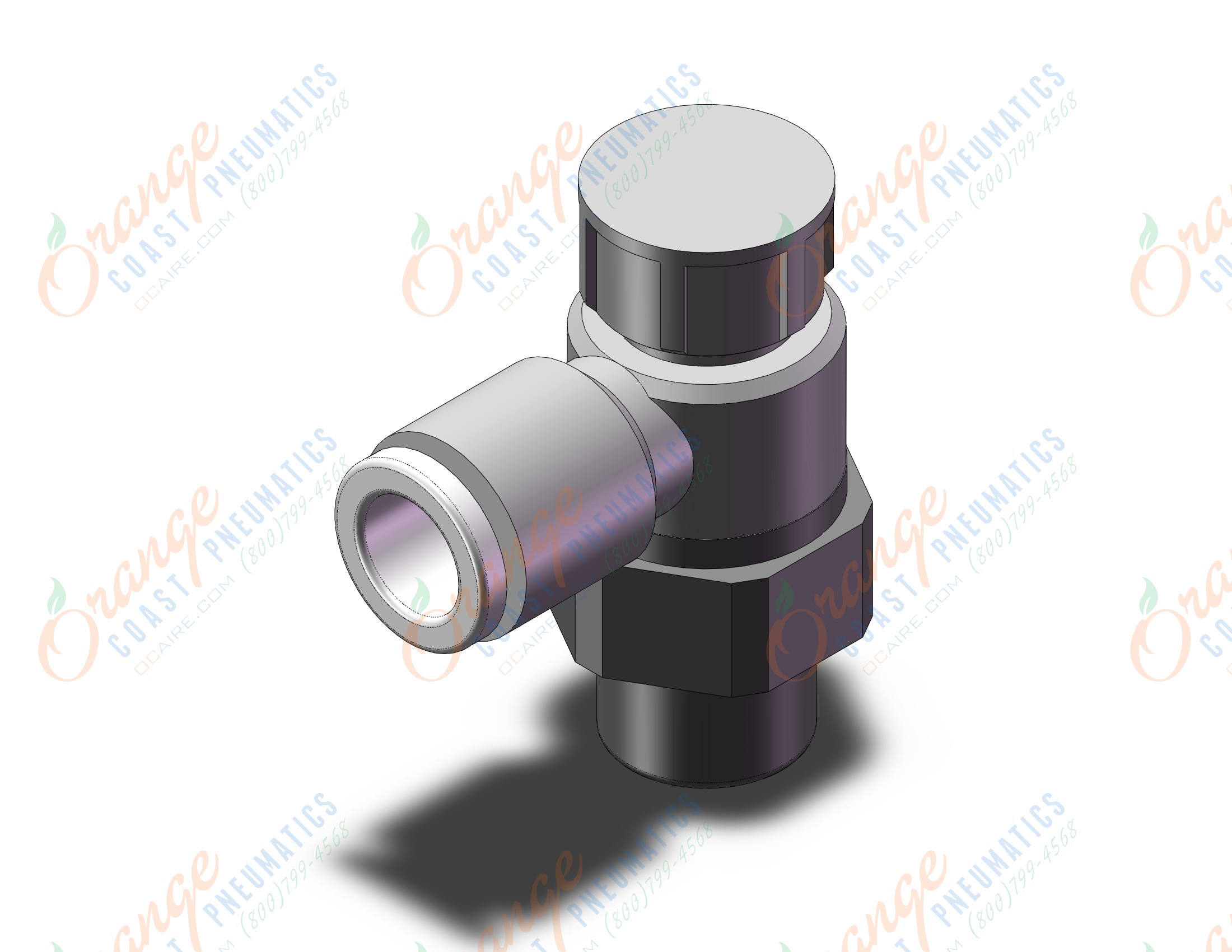 SMC AS2201F-01-06SA flow control w/fitting, FLOW CONTROL W/FITTING***