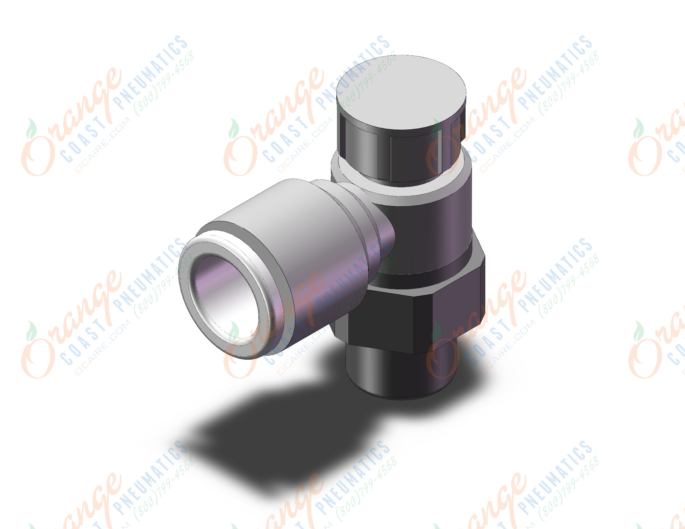 SMC AS2201F-01-08SA flow control w/fitting, FLOW CONTROL W/FITTING***