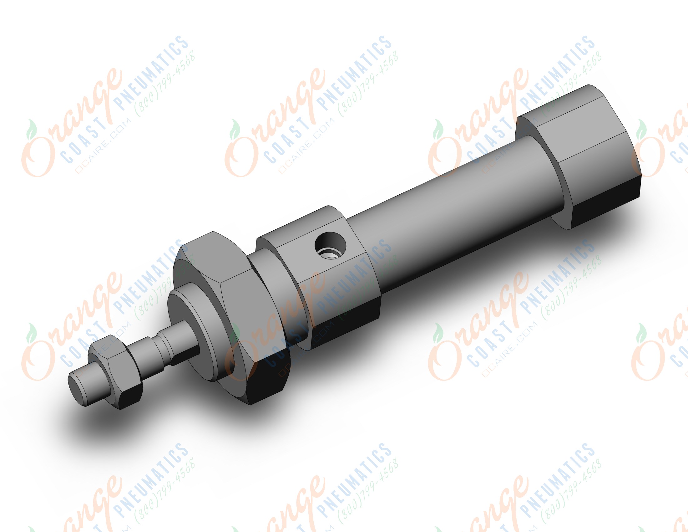 SMC C85Y12-10 cyl, iso, dbl act, C85 ROUND BODY CYLINDER***