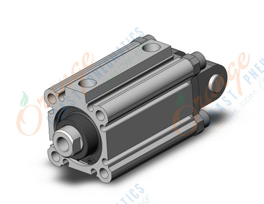 SMC CDQ2D32-35DZ-XC35 cylinder, CQ2-Z COMPACT CYLINDER - Orange