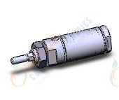 SMC NCMKB150-0100 cyl, air, non-rotating, NCM ROUND BODY CYLINDER ...
