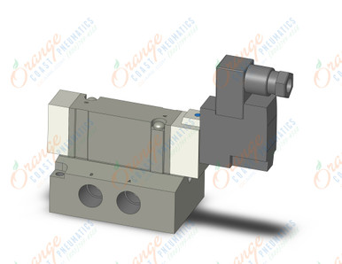 SMC SY7140-4DZ-02 valve, sgl sol, base mt, din, SY7000 SOL/VALVE ...
