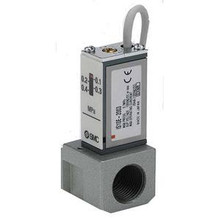 SMC IS10E-30-03-L-D pressure switch w/ adapter reed type, PRESSURE 