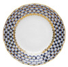 Cobalt Net Flat Salad Plate [7"]