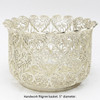 Russian Filigree Silver Basket