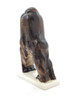 Orangutan (Орангутанг). Orangutans are intelligent great apes that can be found most of the time in the rainforests of Borneo and Sumatra. They have proportionally long arms and short legs and their hair is reddish-brown. This piece is 7½" x 5" and was hand painted at the Lomonosov Porcelain Factory and marked with the factory backstamp. Two talented artists collaborated to produce many of the "Porcelain Zoo" animal sculptures. Porcelain painter Viktor Zhbanov and sculptor/modeler Pavel Veselov. The fruit of their cooperation produced unique figures that are natural and distinctive in their poses.