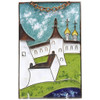 Towers of the Kremlin Enamel on Copper Plaque 