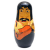 Gypsy Family Nesting Doll from India hand made and hand painted