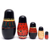 Gypsy Family Nesting Doll from India hand made and hand painted