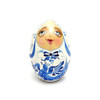 Bluebird Egg Maiden (Синяя птица) hand painted and signed wood egg from Moscow