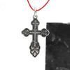 St. Olga Sterling Silver Orthodox Cross [Patina]