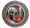 Vassilissa is Presented to the Tsar (Василиса представлена царю) Russian Fairy Tales Plate #6 issued in 1981 by Heinrich Porzellan and Villeroy and Boch with artwork by Boris Zworykin