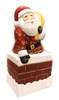 Santa Goes Down the Chimney Russian Christmas Carving